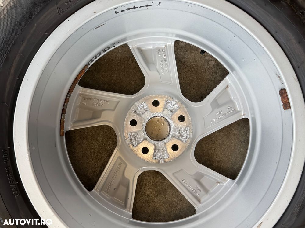 Vând jante originale Audi Q3-Q5 pe 18” cu anvelope de vară ca noi - 7