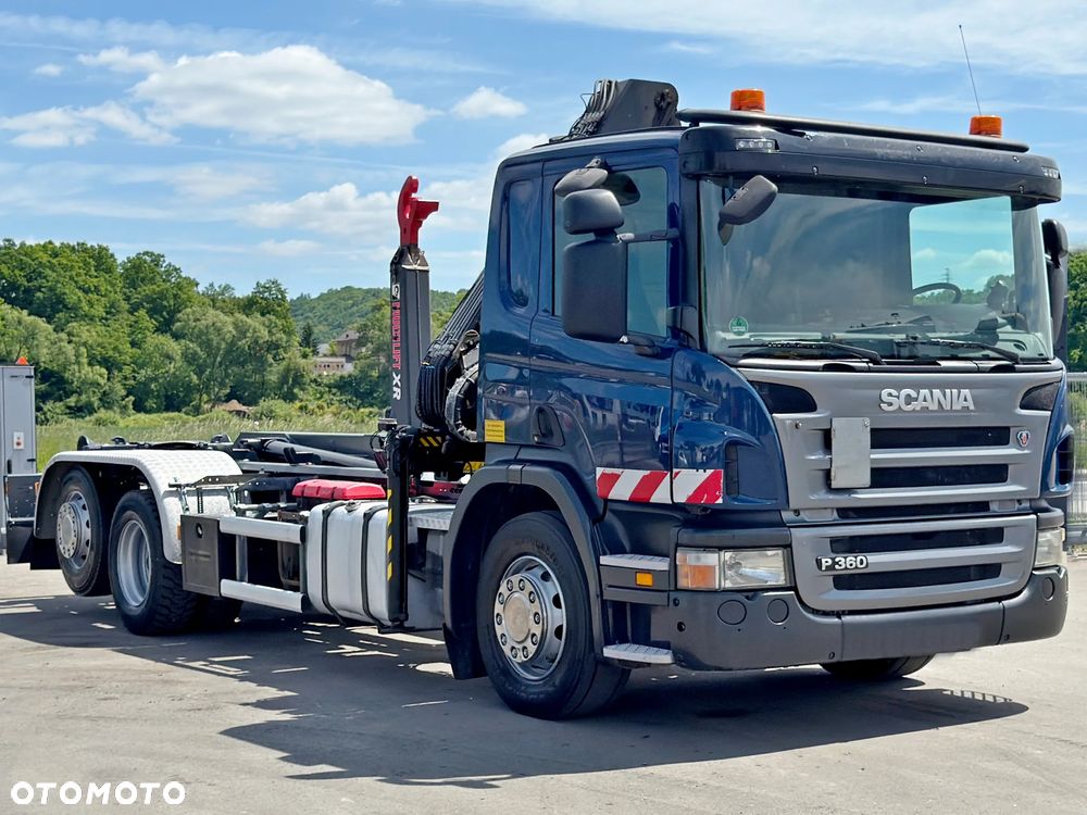 Scania P 360 * Hakowiec * HIAB 111 BS - 2 HIDUO + PILOT * STAN BDB - 3