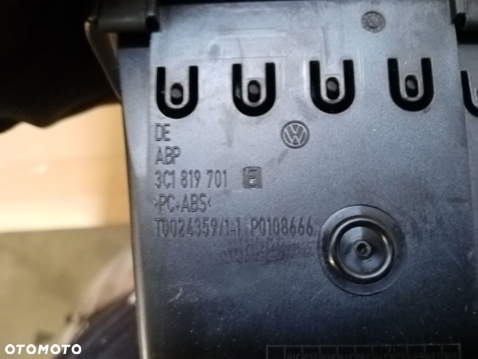 Kratka nawiewu powietrza lewa VW Passat B6 3C1819701E - 5
