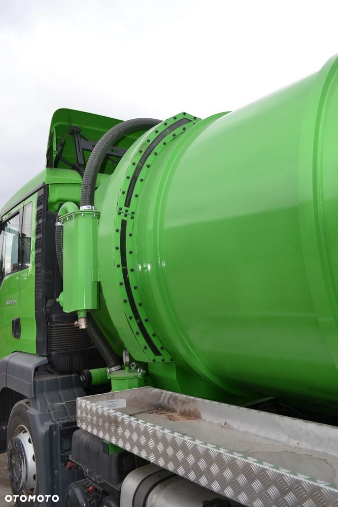MAN TGS 18.420 2018 ROK ASENIZACYJNY SZAMBIARKA NOWA BECZKA 12.5 m³ POMPA JUROP RV 360 KLIMATYZACJA - 6