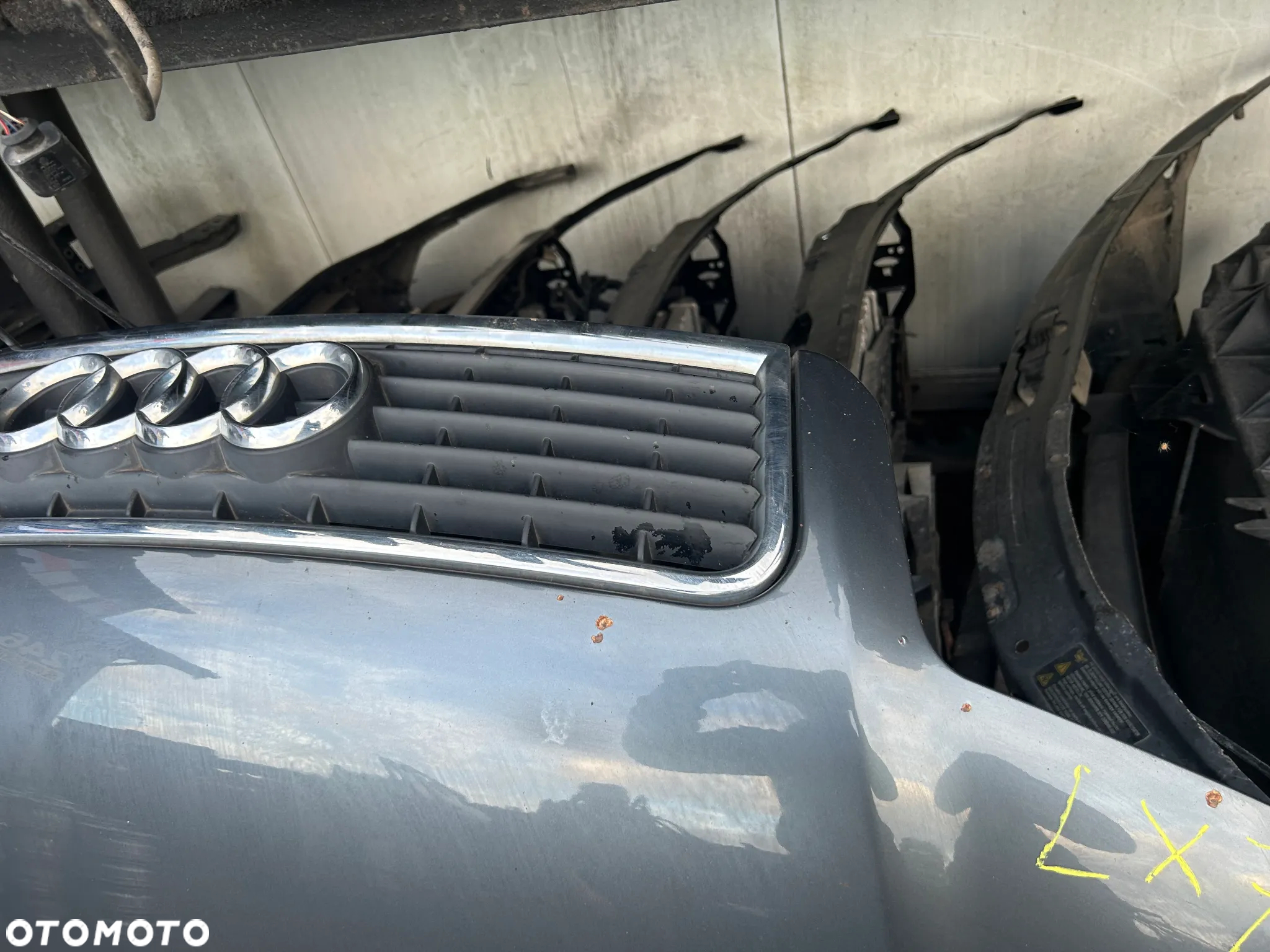 MASKA POKRYWA SILNIKA AUDI A4 B6 LX7Z SZARA WYSYŁKA !! - 4