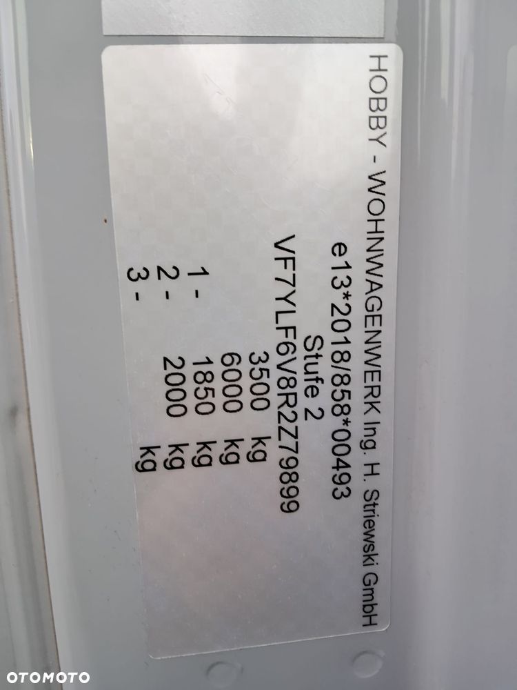 Hobby OnTour Van 600 FT Fabrycznie Nowy Doposażony FV23% - 23