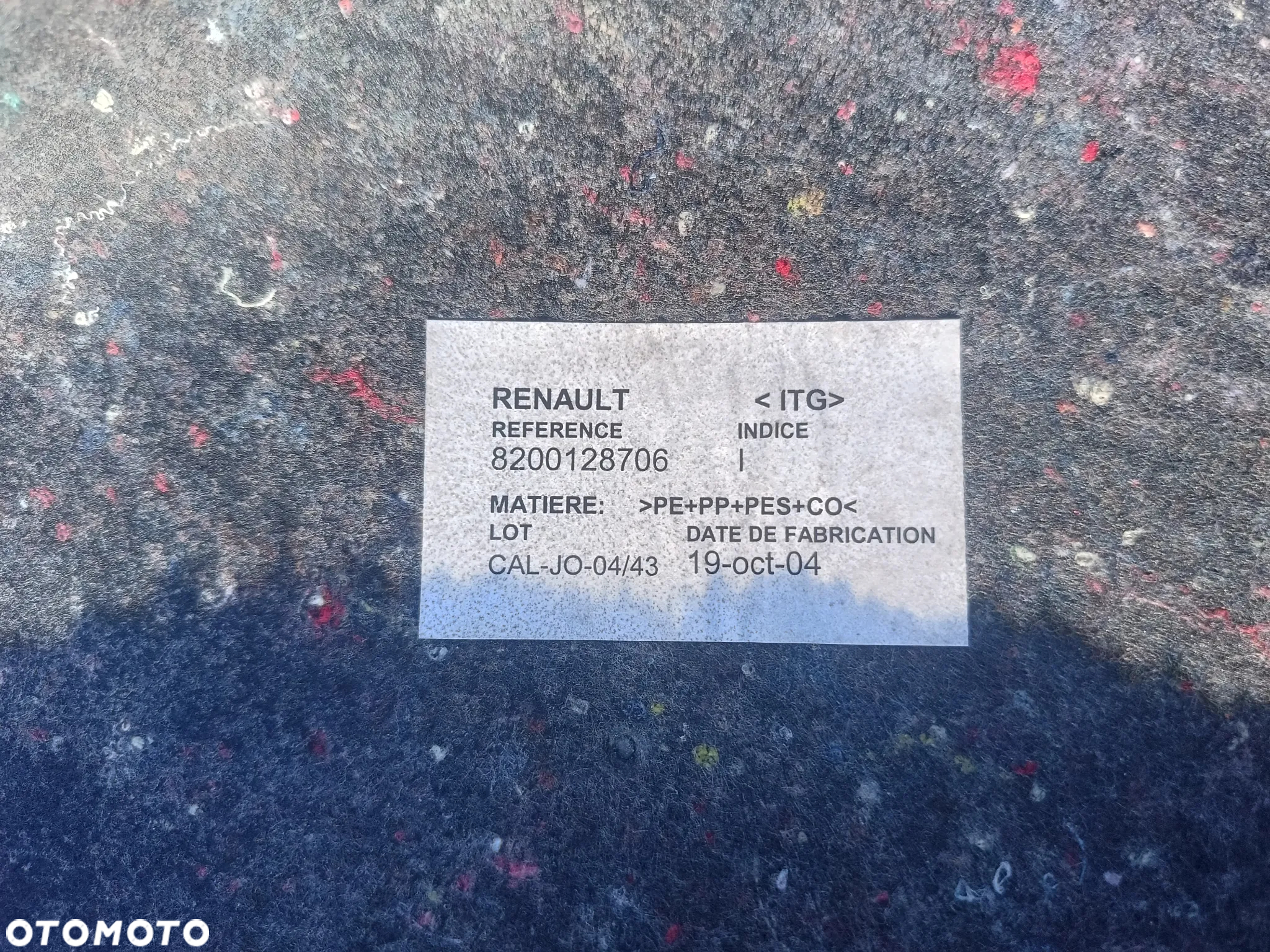 RENAULT MEGANE II KOMBI BOCZEK BAGAŻNIKA TAPICERKA LEWA PRAWA KOMPLET 8200128706 8200128697 - 2