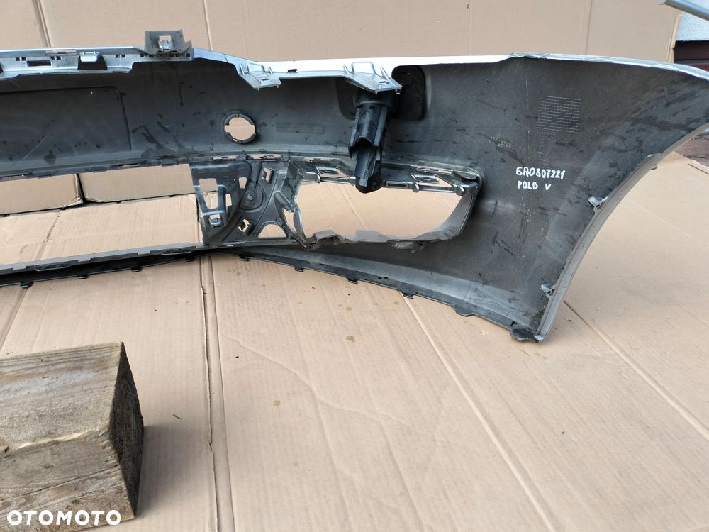 VOLKSWAGEN POLO V 2019-2014 ZDERZAK PRZÓD + MOCOWANIA SPRYSKIWACZA  6R0  6R0807221 - 9