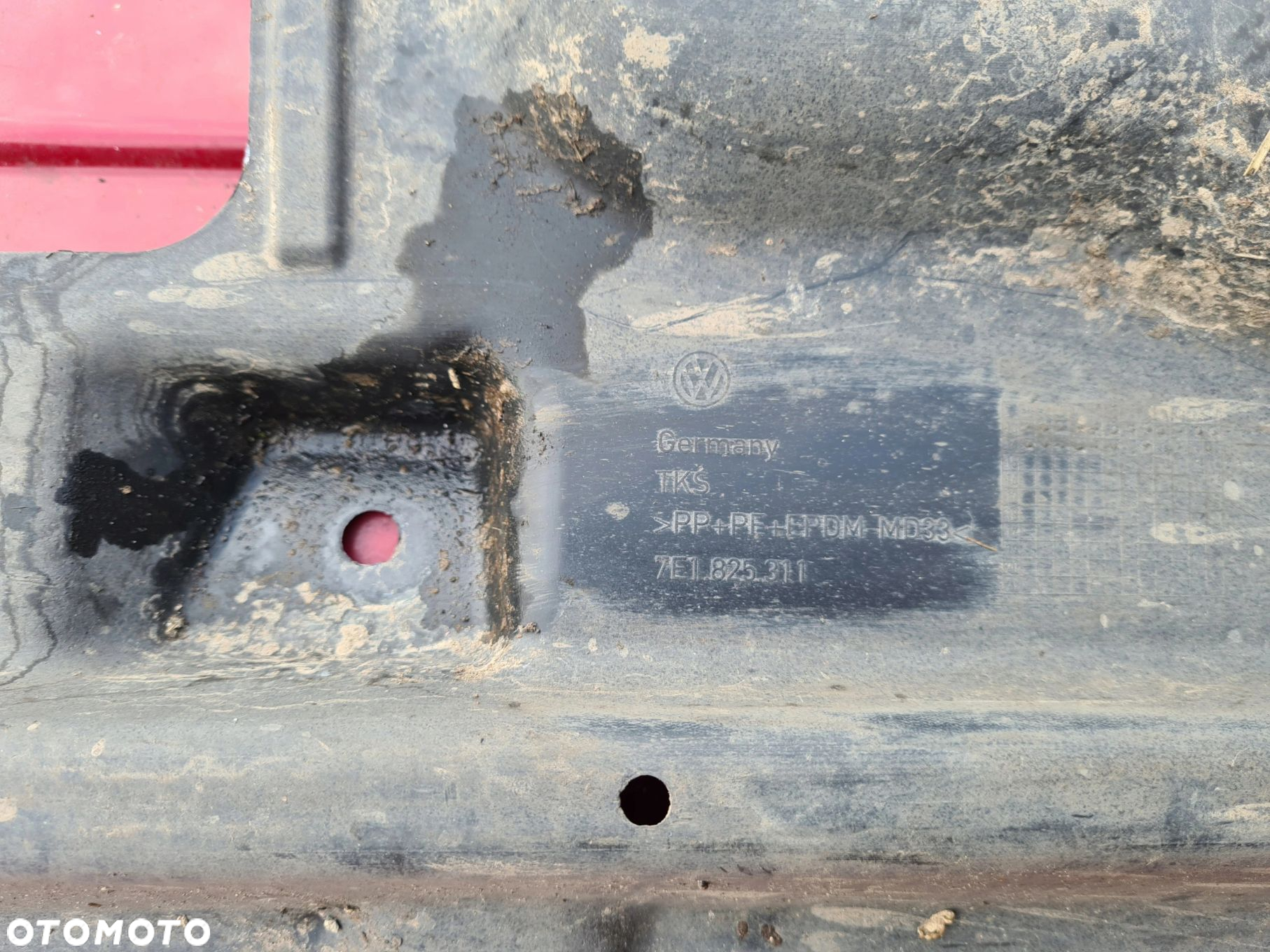 VW T5 LIFT 2.0 TDI płyta osłona podwozia 7E1825311 - 3