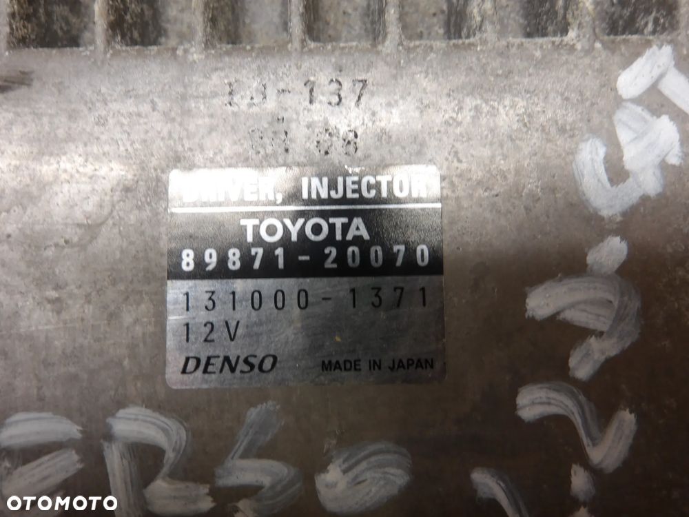 TOYOTA COROLLA VERSO 2.2D STEROWNIK MODUŁ WTRYSKÓW 89871-20070 - 4
