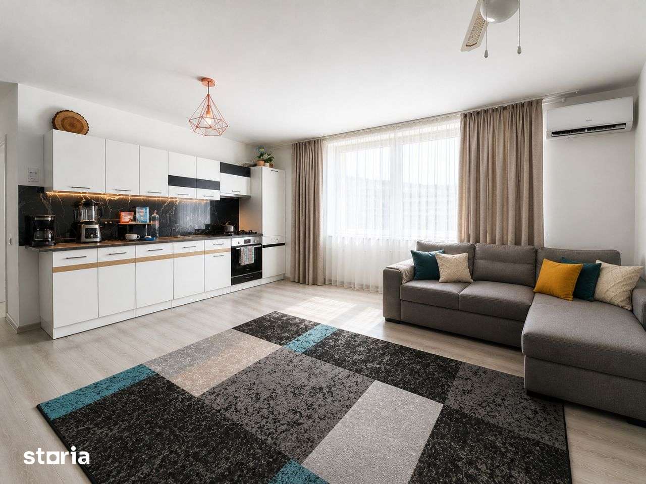 Apartament de 50m mp utili, parter inalt — fotografia 1