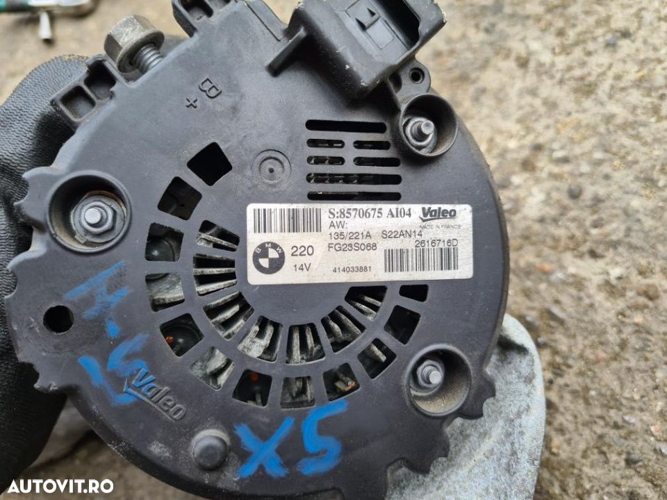 alternator bmw x5 M50d f15 an 2015 381 cp - 2