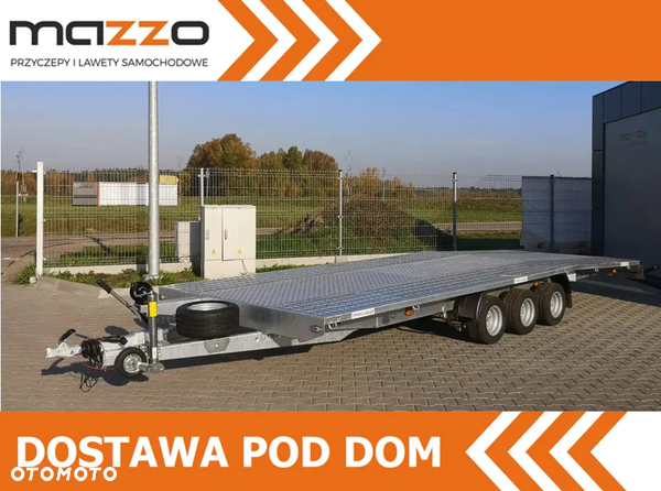 Boro Laweta 600x210cm DMC 3500 kg IDEALNA POD BUSY koło zapasowe, wciągarka i AMORTYZATORY