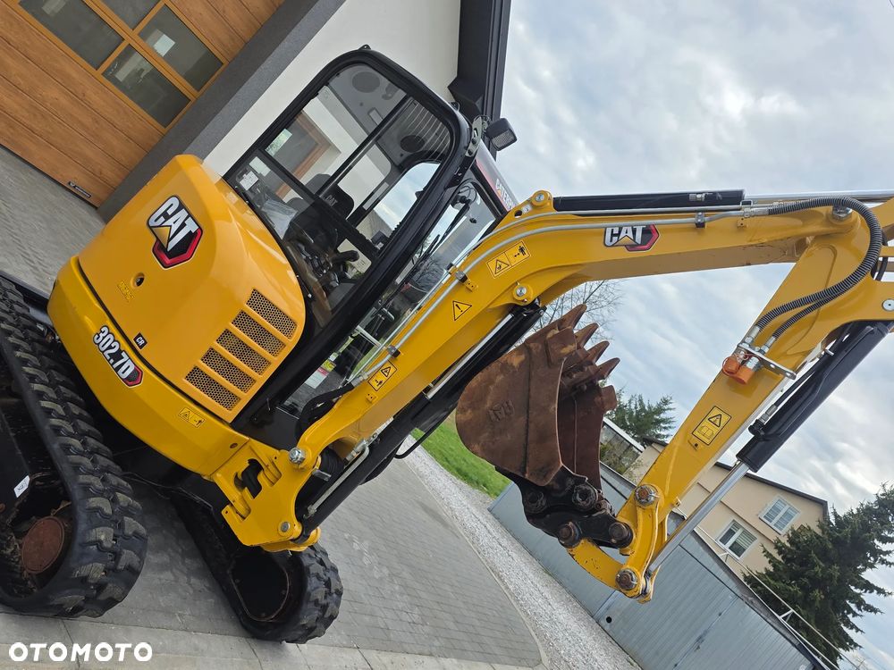 Caterpillar CAT 302.7 D CR mini koparka szybkozłącze 3 łyżki piękna serwisowana 1 wł JCB sprowadzona - 11