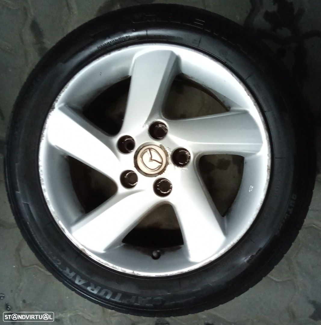 Jantes Mazda R16 com pneus 205/55 furação 5x114 ET65 - 4
