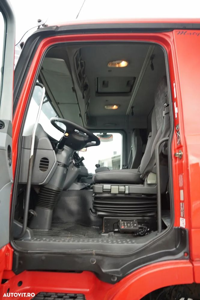 Mercedes-Benz AROCS 2636 / 6x4 / CAROSERIE CU OBOARE RABATABILE - 6,6 M / MACARAUA PALFINGER PK 23 500 / CAPACITATE MAX. DE RIDICARE: 10.000 KG / TELECOMANDĂ / TRANSMISIE AUTOMATĂ - 28