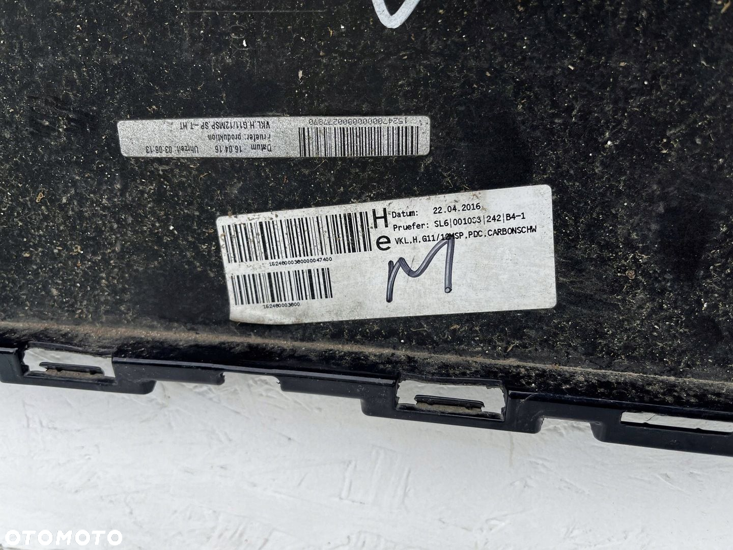 BMW 7 G11 G12 M-PAKIET 2015 - 2018 ZDERZAK TYLNY TYŁ 8061147 ORG - 15