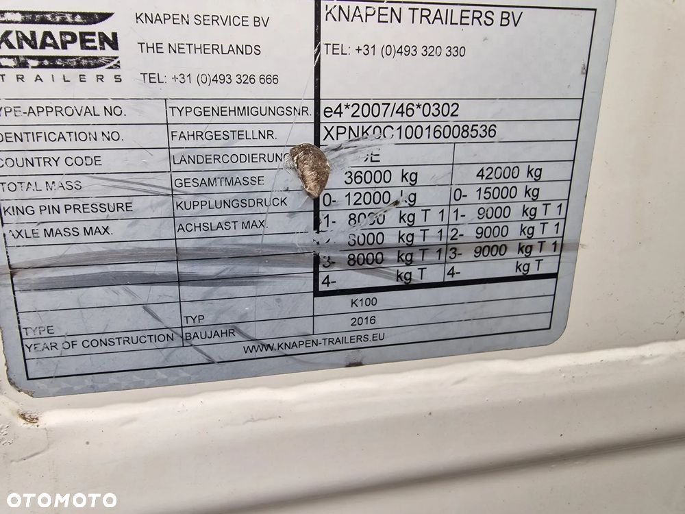 Knapen Ruchoma podłoga 92m3 2016 rok Podłoga 10 mm - 7