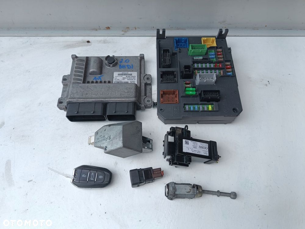 citroen c4 ii picasso 2.0 bhdi komputer silnika 9810764880 9806687980 - 1