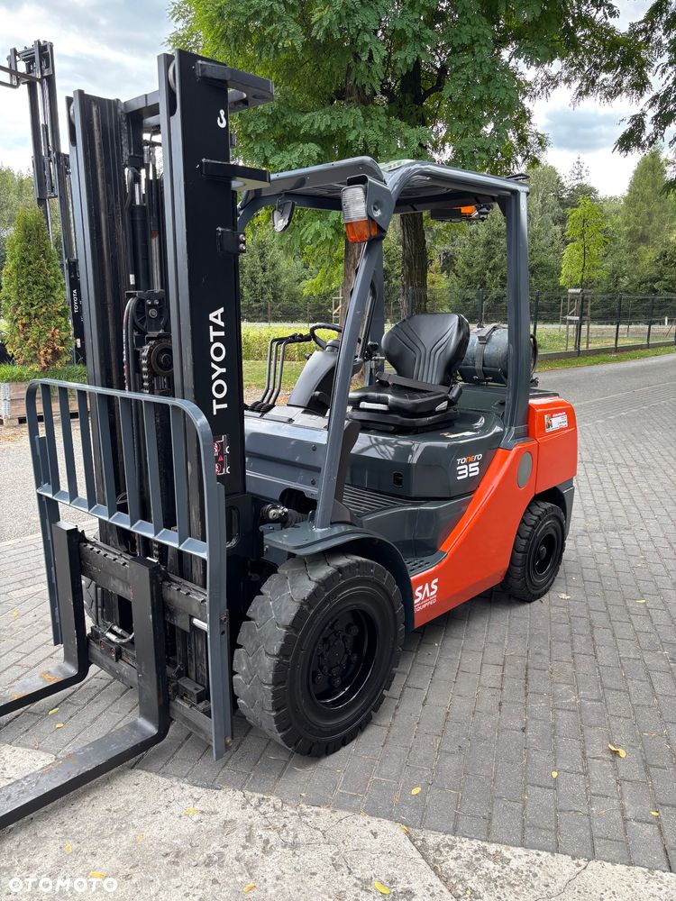 Toyota 8FGJF35 GWARANCJA LPG wolny skok waga DOSTAWA 65 800NETTO - 3