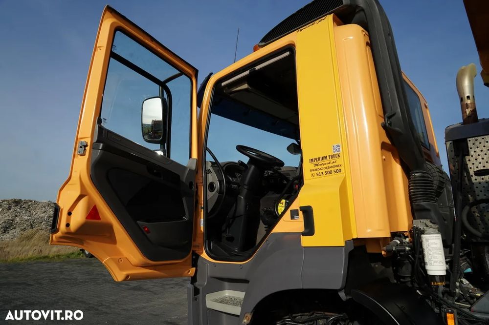 DAF CF 85.410 / 8x4 / BASCULĂ SPATE / CLAPETĂ HIDRAULICĂ / ANVELOPE 100% / MANUALĂ / EURO 6 - 25