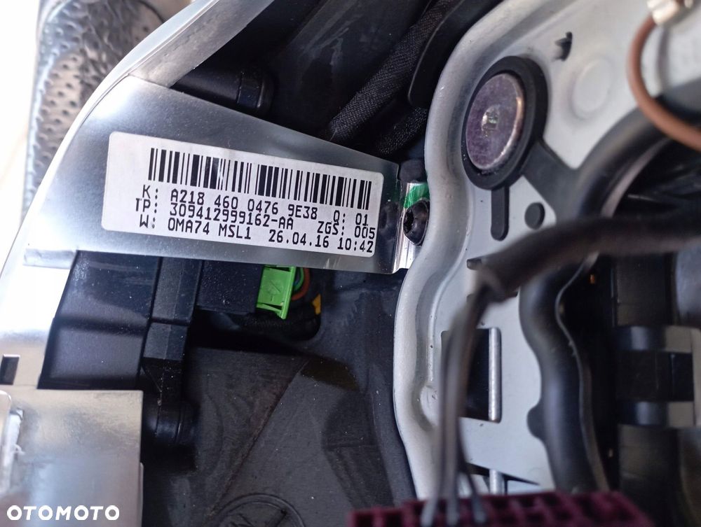 MERCEDES W212 KIEROWNICA SKÓRA MULTIFUNKCJA A2184600476 - 2