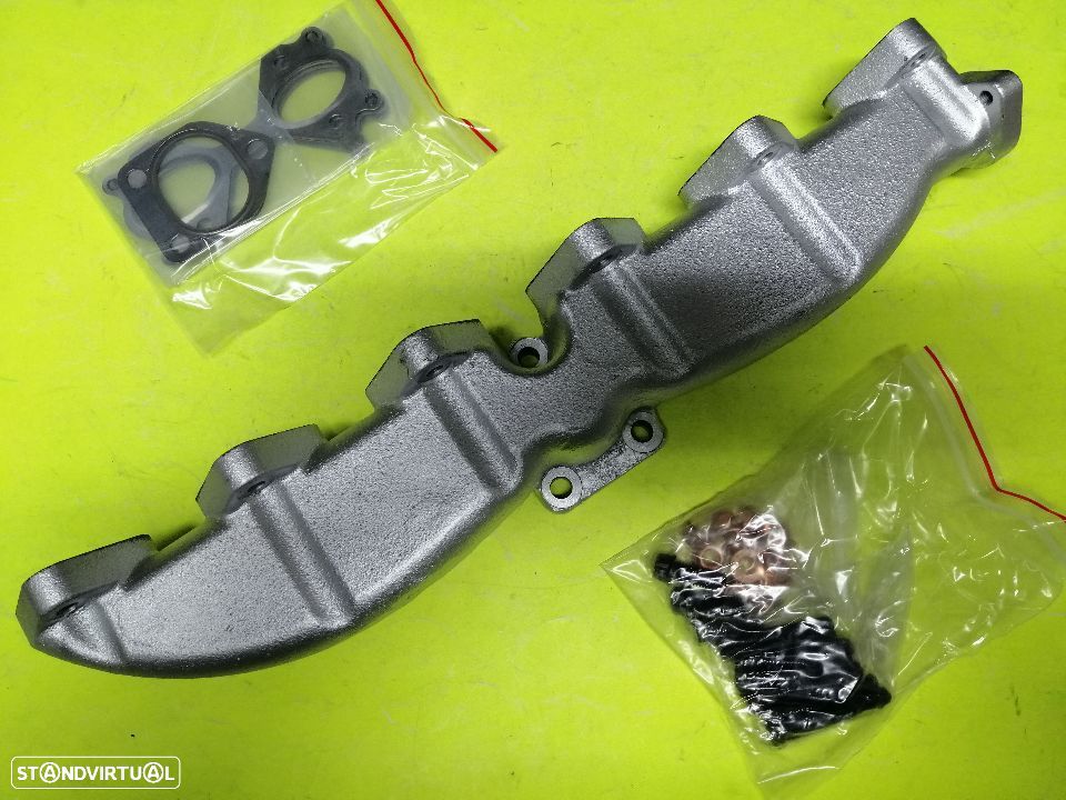 Coletor / Colector de escape de ferro Bmw E46 E60 E61 E65 X3 X5 525D 530D NOVO - 2