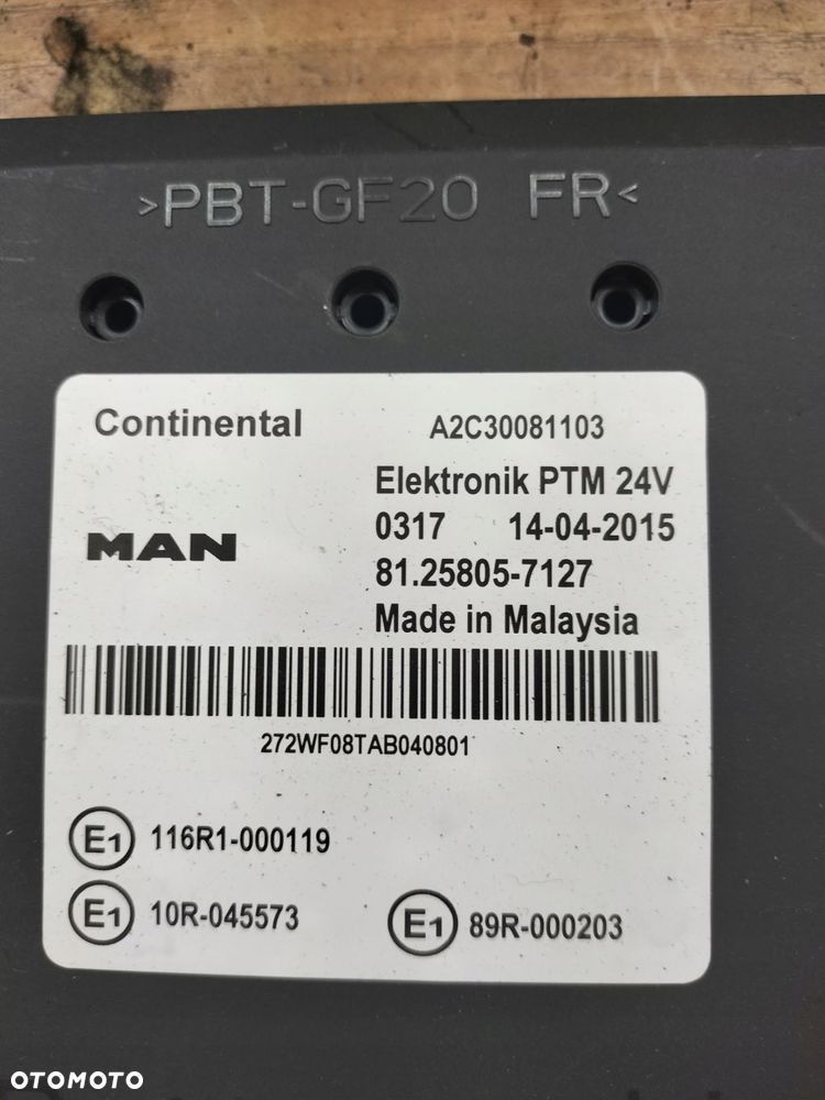 sterownik komputer ptm man tgx, tgs 81.25805-7127 - 2