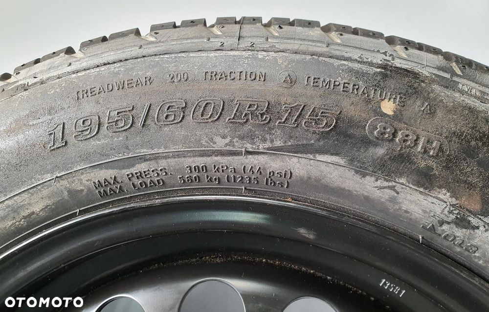 KOŁO ZAPASOWE DOJAZDOWE 15 6J ET49 4X100 OPEL ASTRA II G - 3