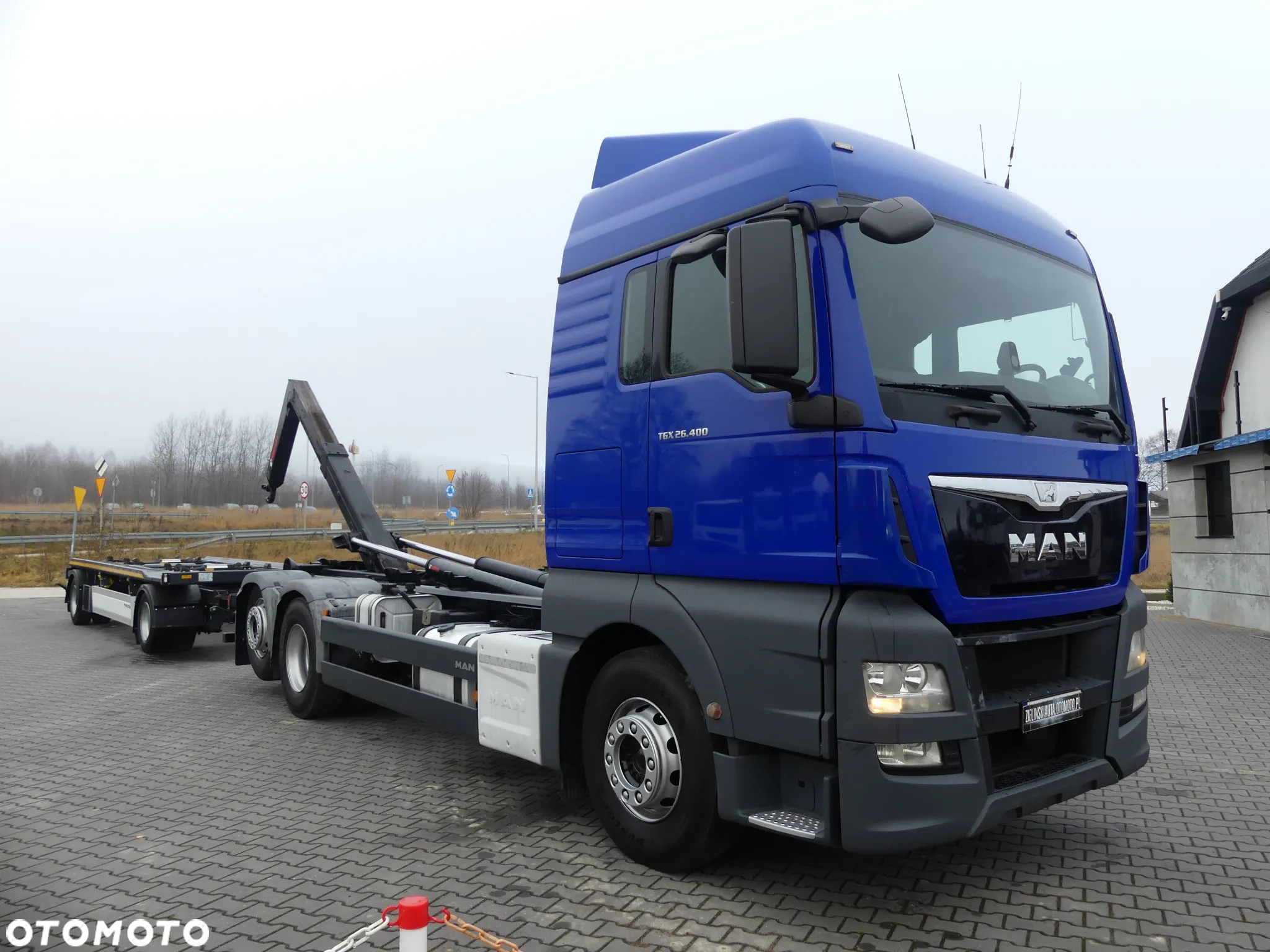 MAN TGX 26.400 / 6x2 / HAKOWIEC + PRZYCZEPA WIELTON 18T / EURO 6 / - 3