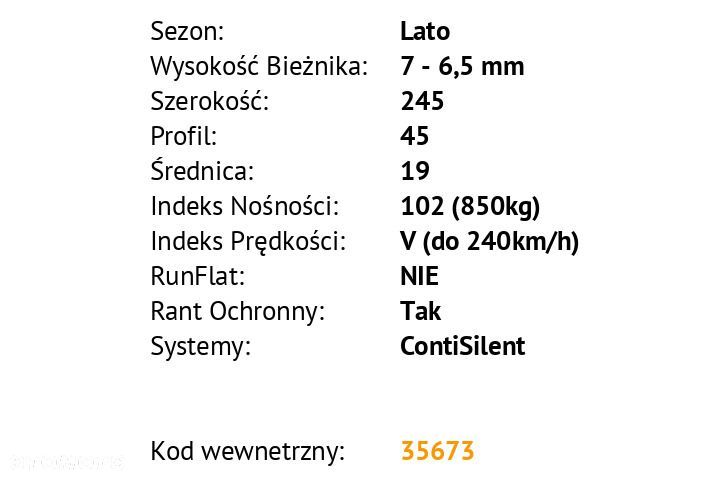 Opony Petlas Petlas Velox Sport PT741 245/45 R19 - 3