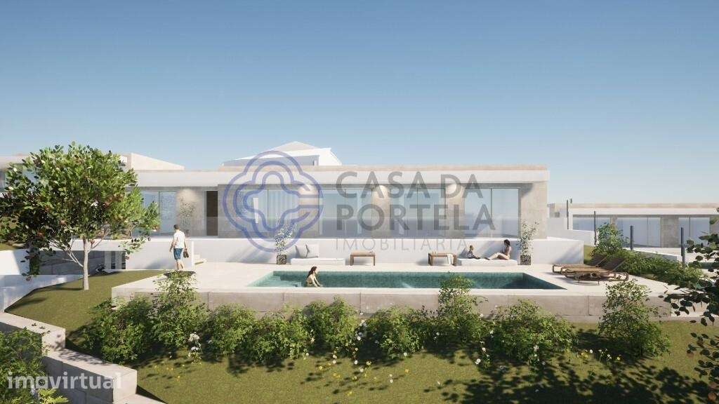 Moradia T4 com piscina e garagem na Amoreira - Grande imagem: 3/50