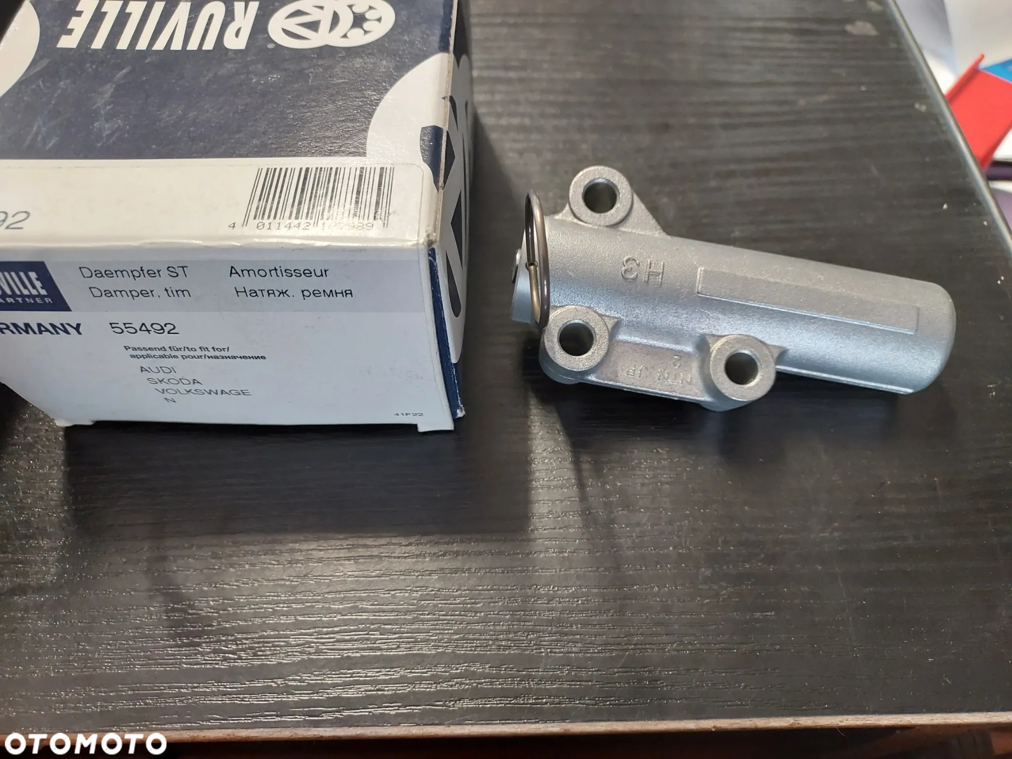 NAPINACZ PASKA Tłumik drgań  Audi A4,A6,Allround,2.8 ,Skoda Superb ,VW  Passsat  2.4 ,2.8   EVR 55492,078 109 479 E - 2