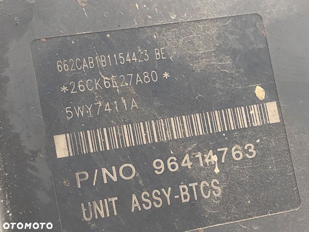 POMPA ABS  CHEVROLET EPICA (KL1_) 2004 - 2011 2.0 105 kW [144 KM] benzyna 2006 - 2011 96414760 - 5