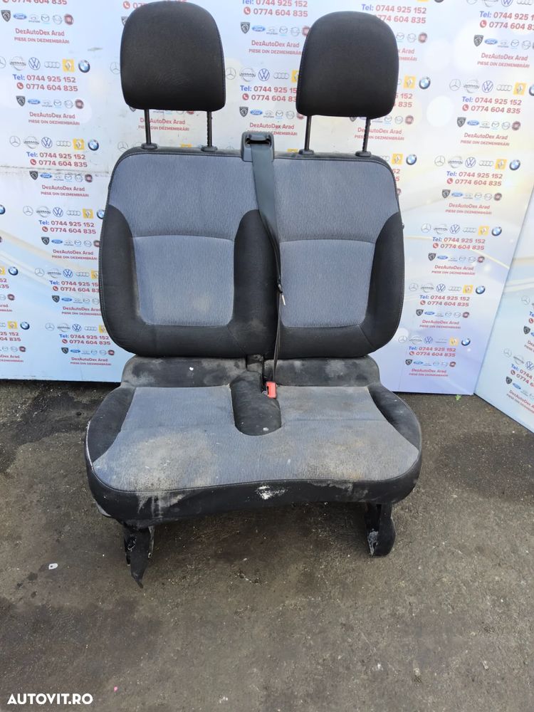 Bancheta Renault Trafic 2014-2020 Opel Vivaro Nissan nv300 Bancheta dubla fata Trafic 3 - 2