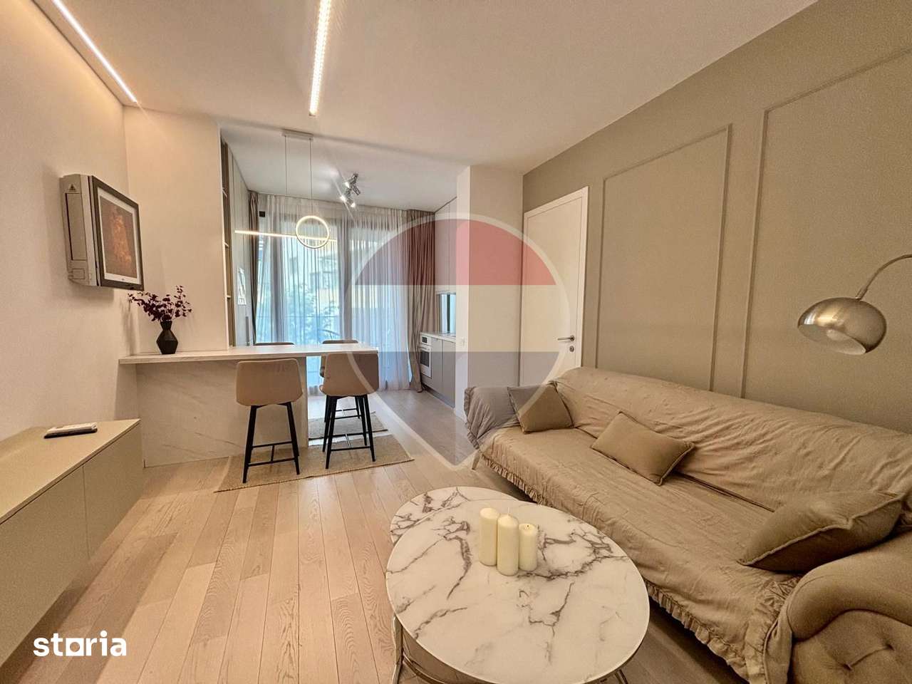 2 camere | WIN Herastrau | 48 mp | Etaj 2 | Mobilat si utilat — fotografia 1