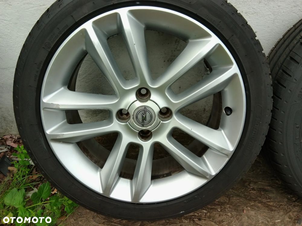 OPEL CORSA E ADAM FELGA FELGI ALUFELGI KOŁA OPONY 4X100 17 X 7J ET 44 OPONY JAK NOWE 2025 ROK 215 45 17 - 2