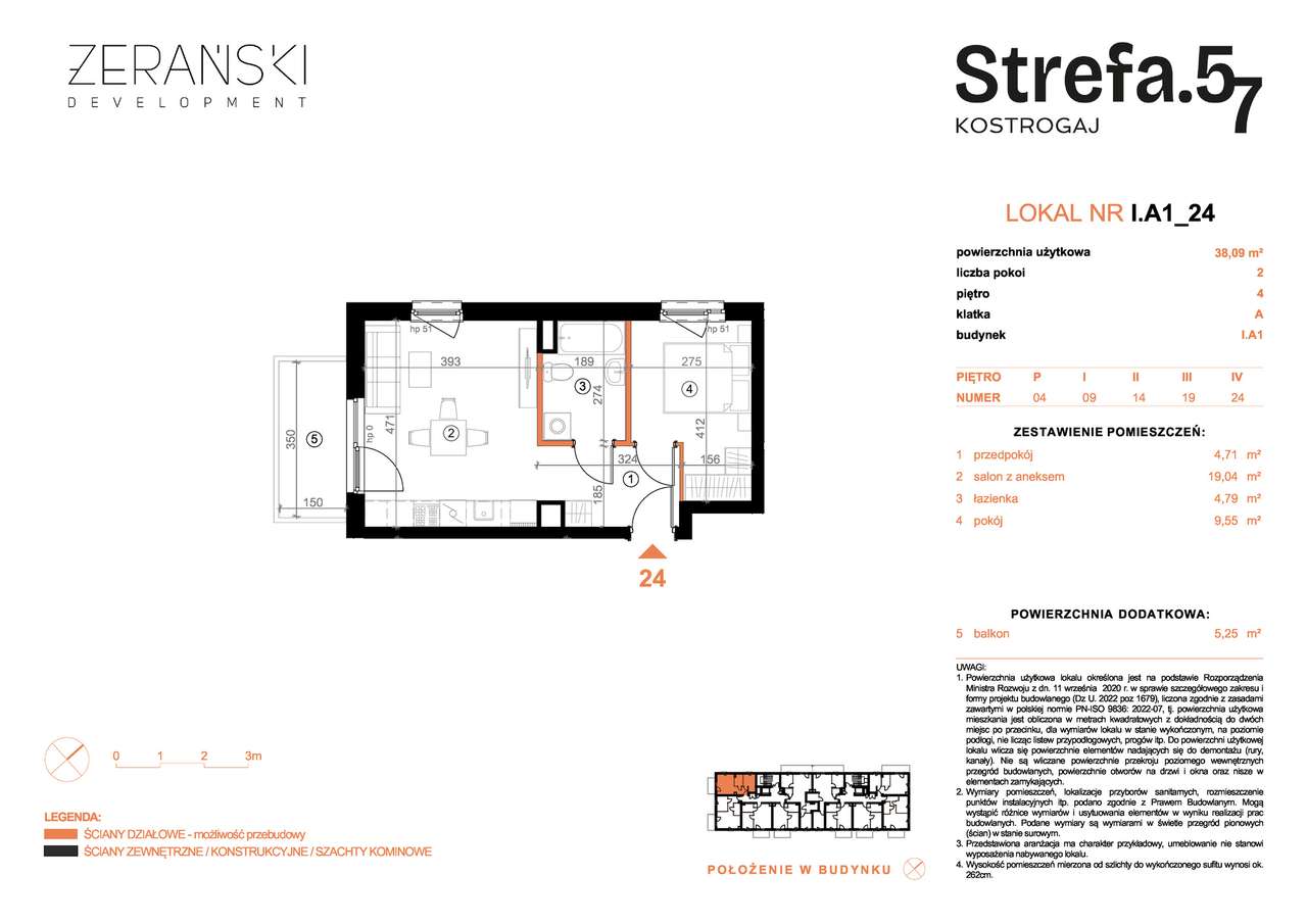 Nowe dwupokojowe mieszkanie | NOWE OSIEDLE | STREFA 57