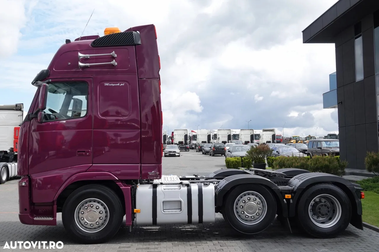Volvo FH 540 / PUSHER / Tractor cu 3 axe / RETARDER / I-PARK COOL / AXIE LIFTING DIRECȚIE / PIELE / IMPORTAT - 5