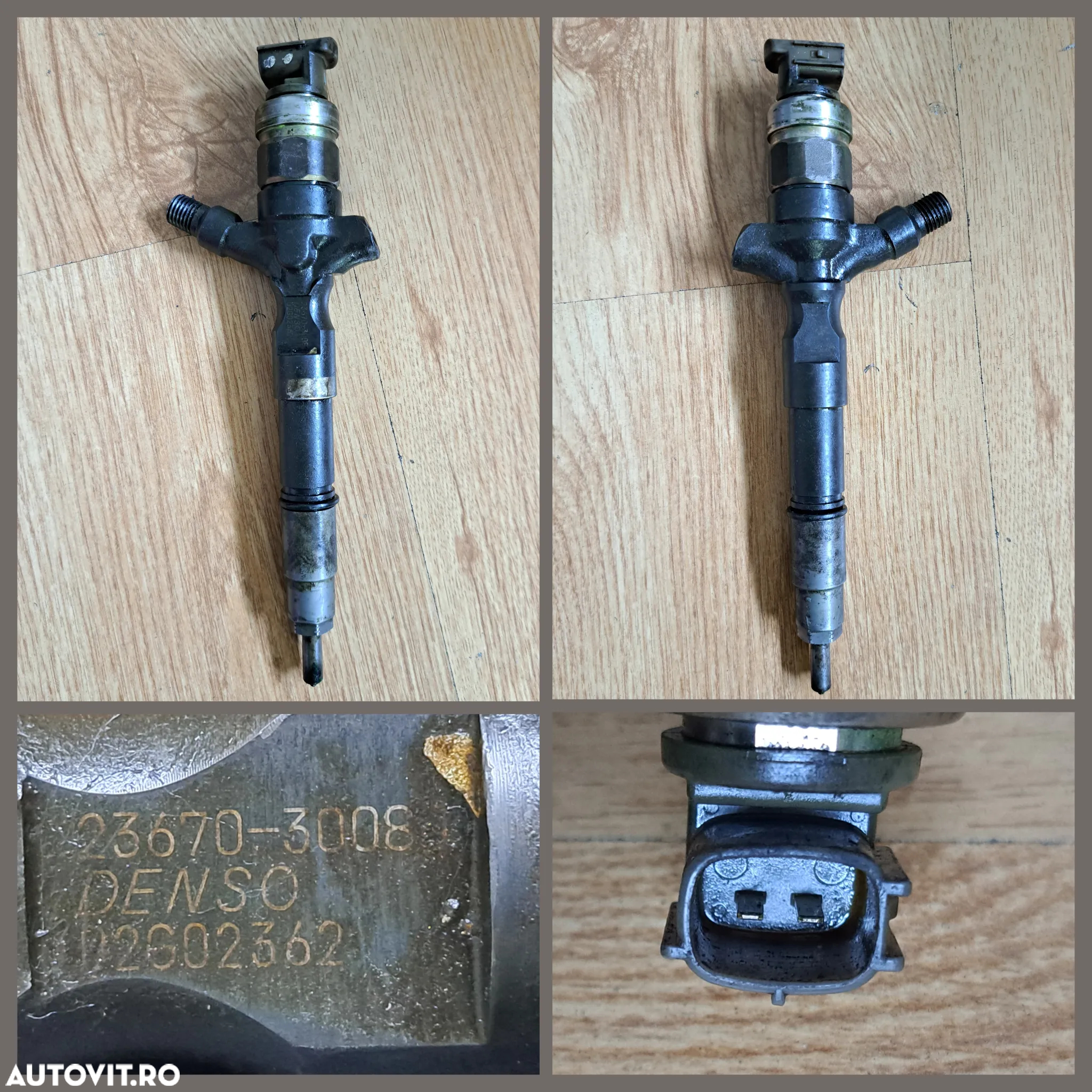 Injector injectoare Denso Toyota Hilux Land Cruiser Prado Hiace Fortuner motor 1KD-FTV 2KD-FTV 2.5 d-4d 3.0 d4d - 2
