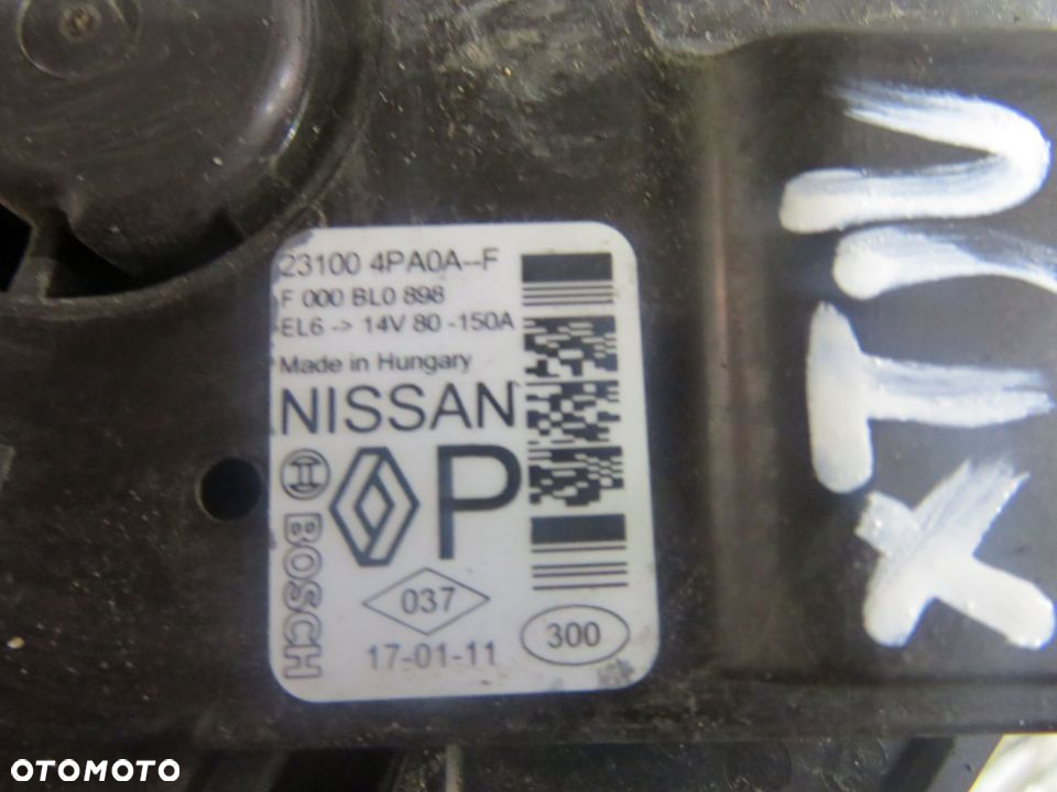 ALTERNATOR X-TRAIL T32 III 1.6 DIG-T TCE MR16DDT 231004PA0A 80-150A NISSAN 2013- - 7