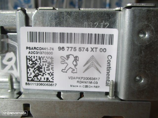 Radios 96775574XT PEUGEOT 207 2012 CITROEN C3 2 FASE 1 2012 1.6HDI 92CV 5P PRETO - 3