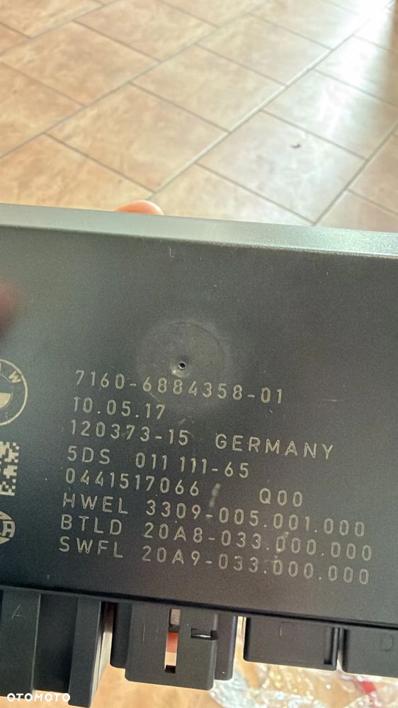 BMW X3 G01 X4 G02 G30 G31 G32 MODUŁ STEROWNIK HAKA 6884358 - 2