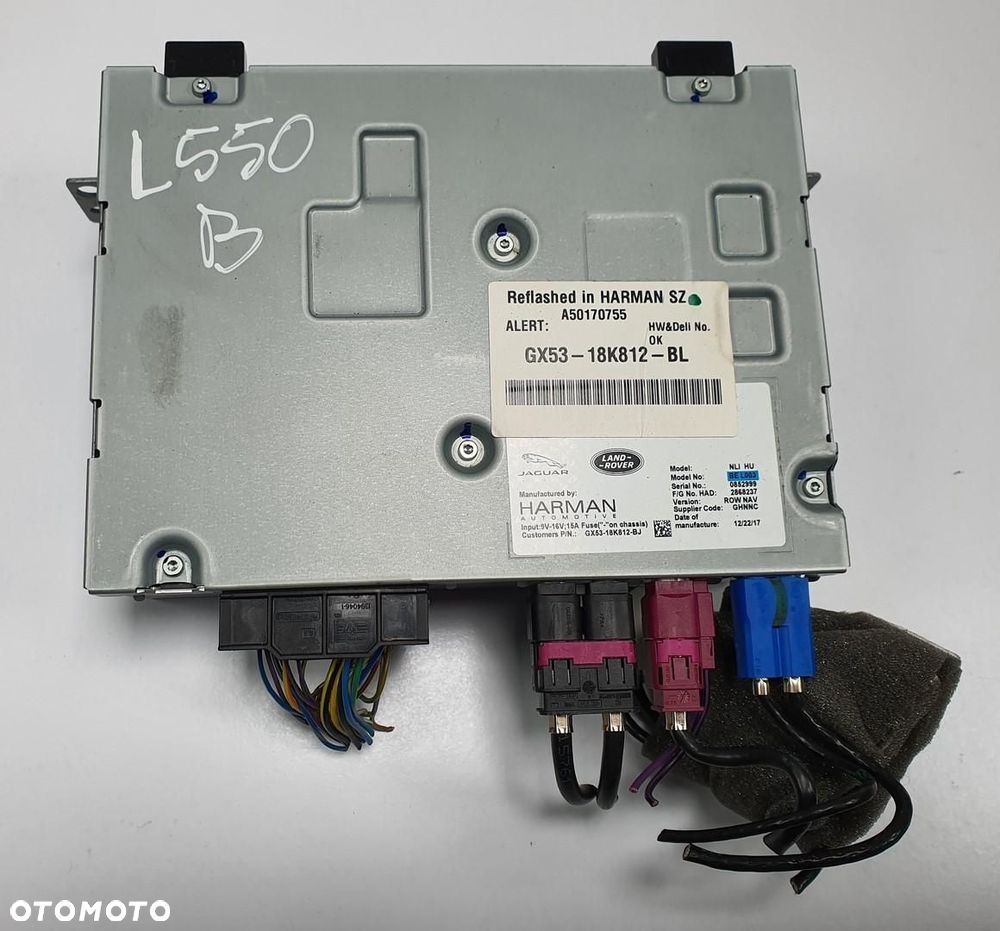 RADIO WZMACNIACZ AUDIO DISCOVERY SPORT L550 GX5318K812BL - 1