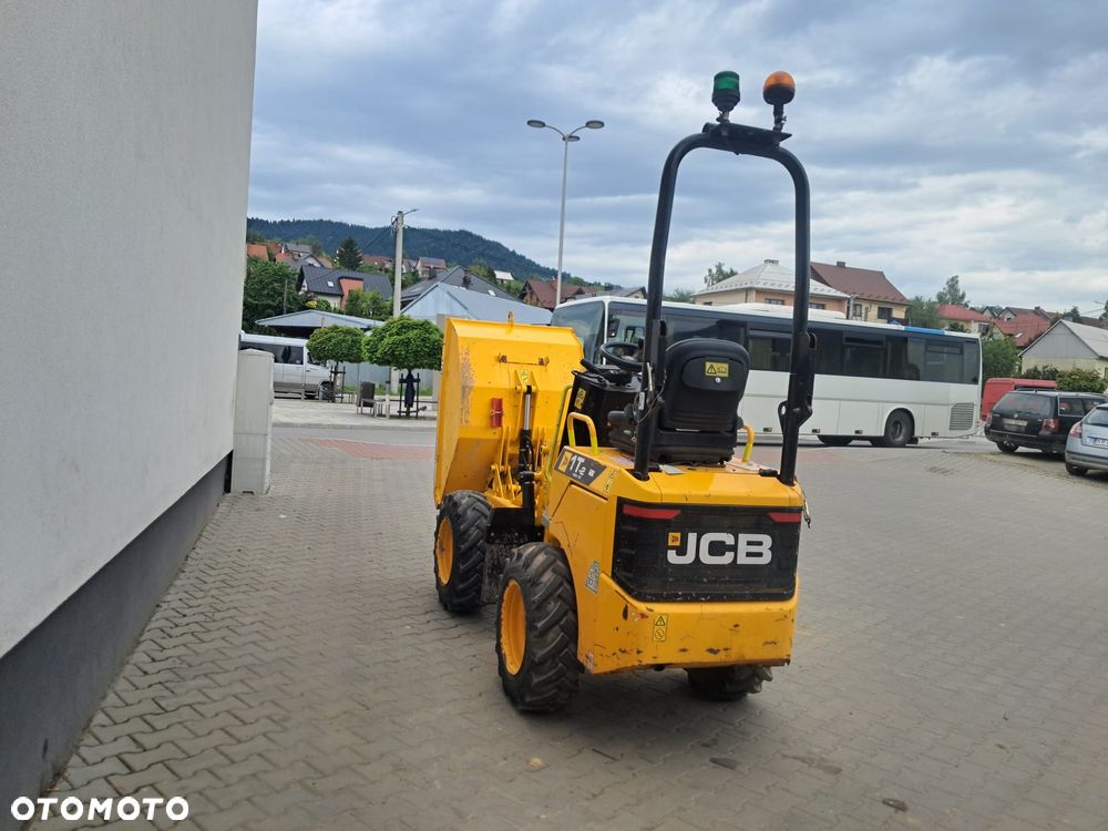 JCB 1T-2 Wozidło budowlane * Wysoki wysyp * 4x4 * hydrostat * Przegubowe * prod. Lipiec 2021 * 600 MTH*  silnik Perkins 3 cylindry 22KM *  szerokie opony 80% Terex HD1000 * Thwaites 1 ton * Ausa D85 AHA Wacker Neuson 1001 HIGH TIP Terenowe do wąskich przestrzeni 110cm całe w oryginale ładne zwinne 1 2 3 6 9 tony - 7