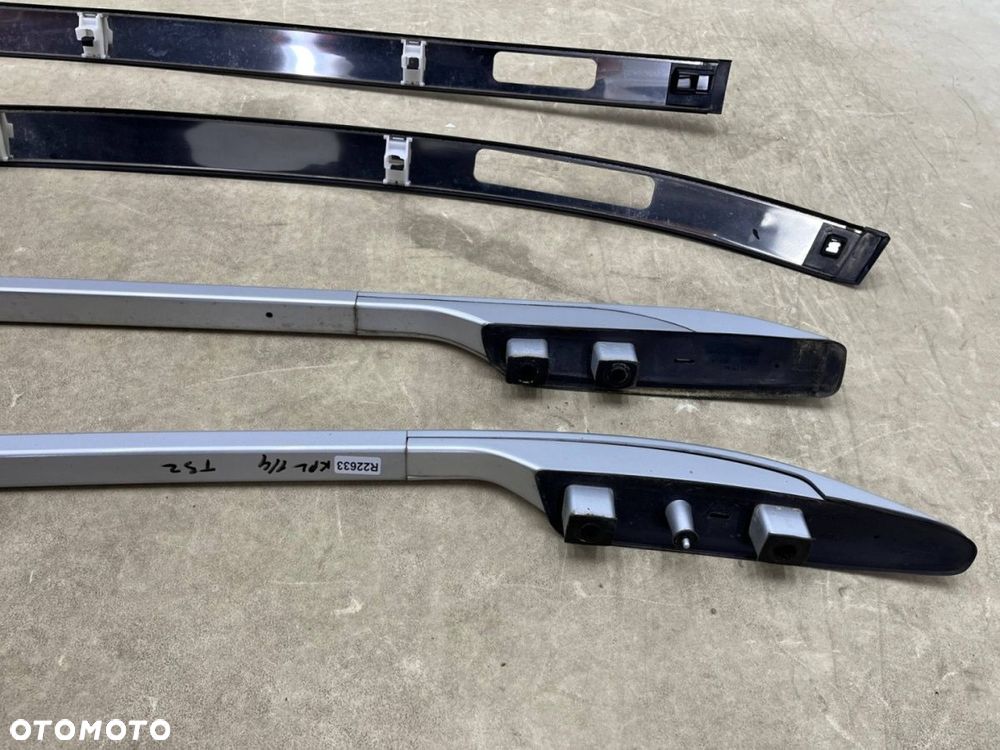 Relingi dachowe Nissan X-Trail III T32 Rogue 13-21r. mocowania bagażnika na dach zaślepki listwy KPL - 15