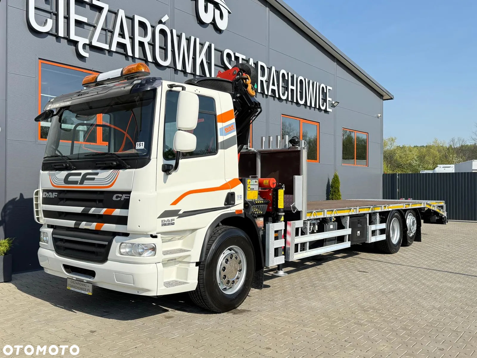 DAF DAF CF 75.310 / E5 / 6x2 / laweta + żuraw PALFINGER PK 18002 EH / platforma , pomoc drogowa , skrzynia - 4