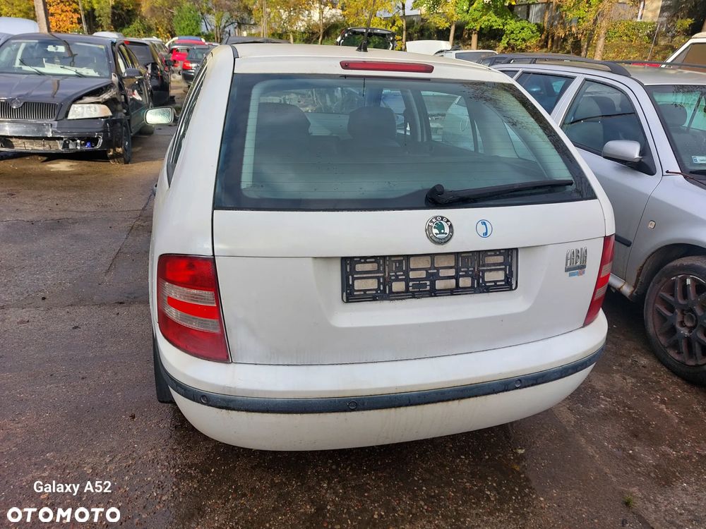 Klapa bagażnika SKODA FABIA KOMBI 1,4D 06R. drzwi,lampy,drzwi,zderzaki.... - 1