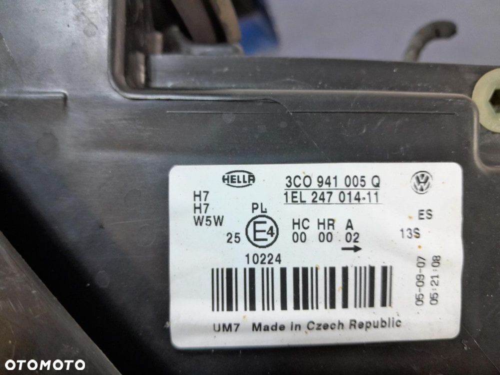 VW PASSAT B6 REFLEKTOR LEWY 3C0941005Q - 7