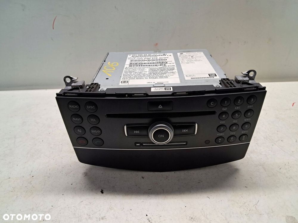 mercedes-benz c klasa w204 radio navi a2049060902 - 2