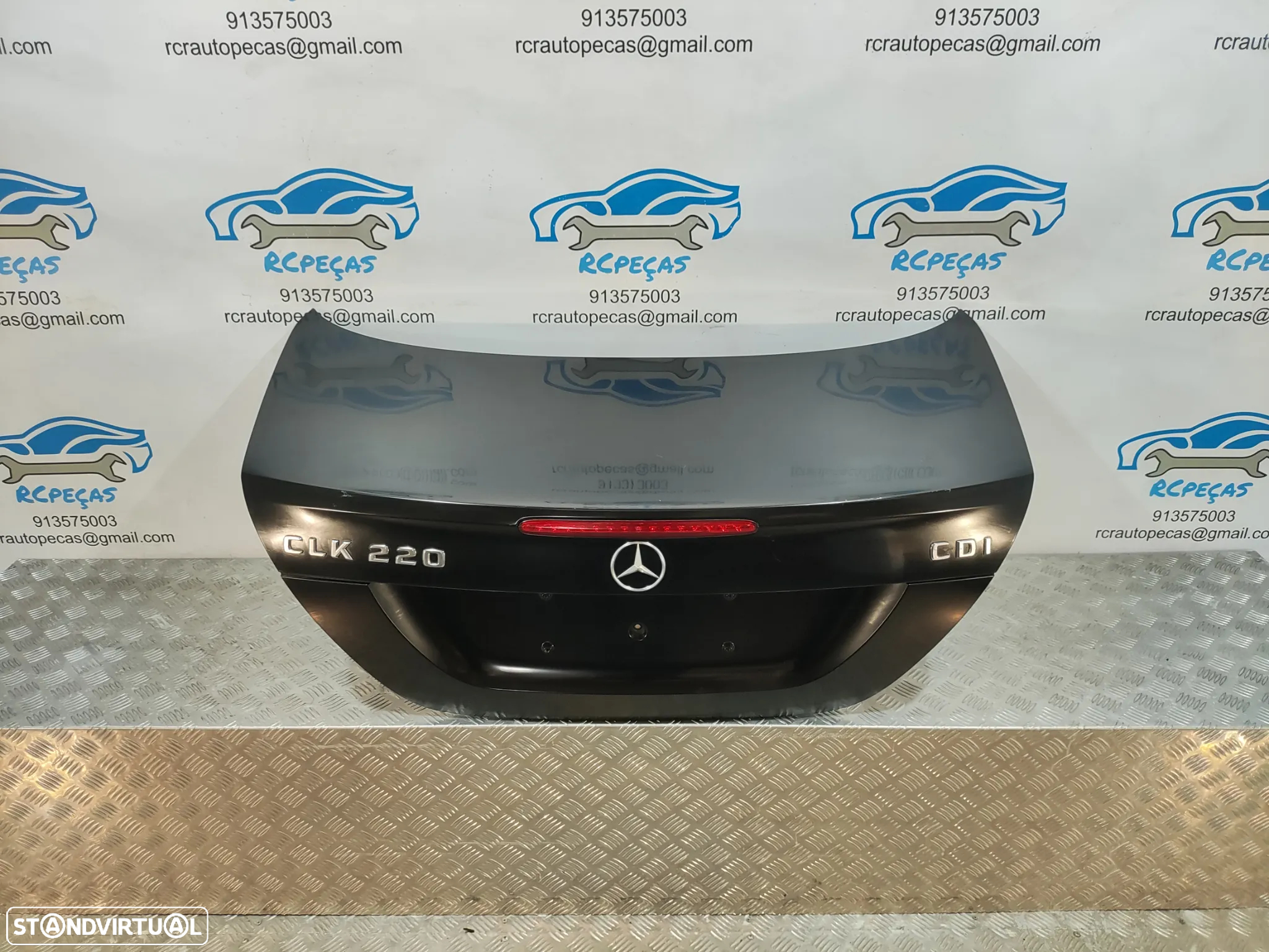 PORTA TAMPA MALA MERCEDES BENZ CLASS CLK W209 A2097500275 FECHO PUXADOR LUZ 3º STOP - 8