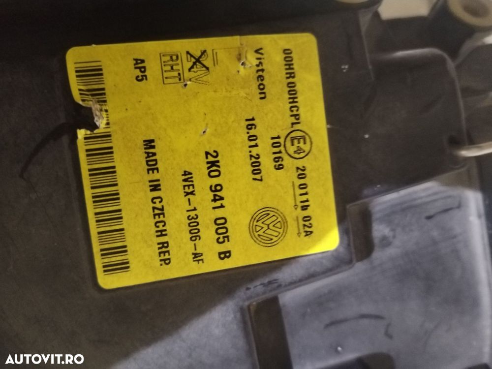 Far stanga VW Touran, 2003, 2004, 2005, 2006, cod origine OE 2K0941005B. - 11