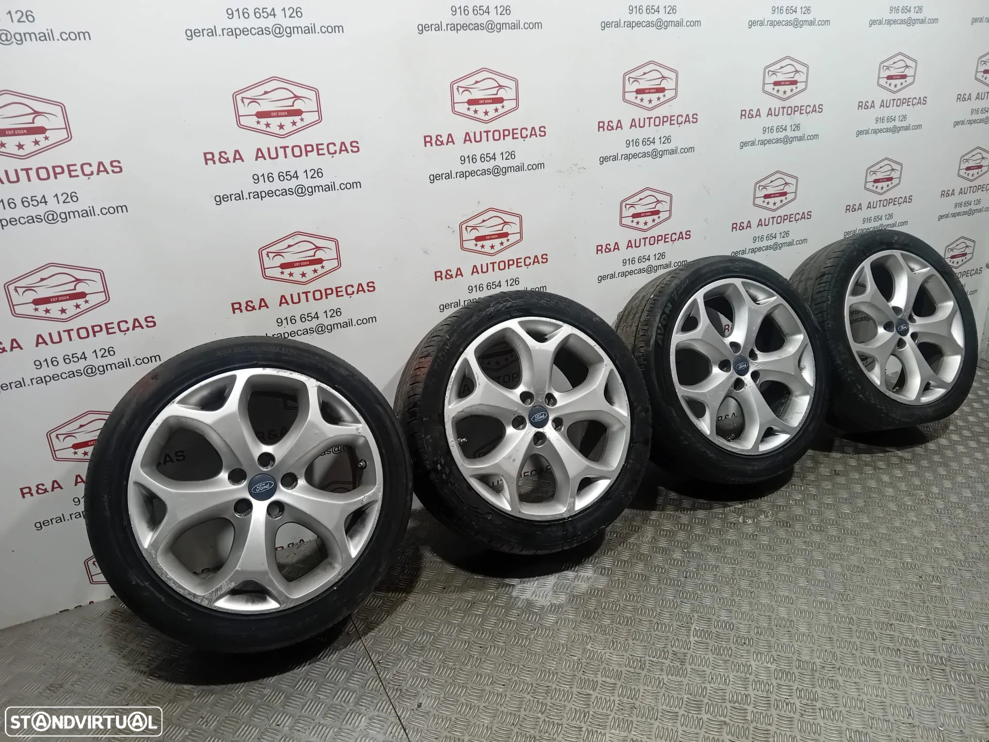 Jantes Ford Originais 18  Proveniente de um S-Max Titanium - 7