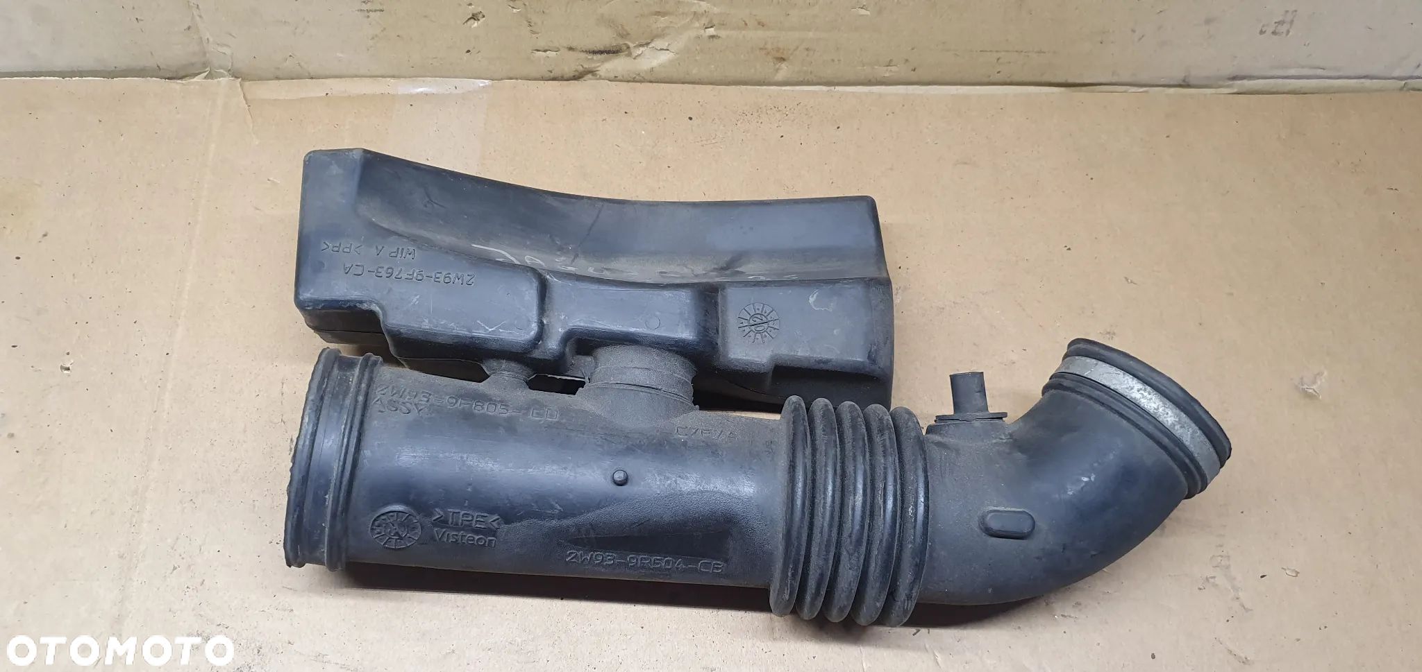 Rura dolot powietrza rezonator Jaguar X-Type 2W93-9F763-CA 2W93-9F805-CD - 1